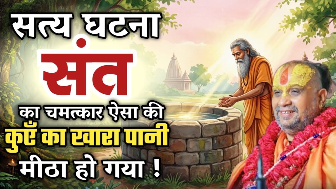 संत के चरणामृत से कुएँ का खारा पानी मीठा हो गया ✅ सत्य घटना | rajendra das ji maharaj