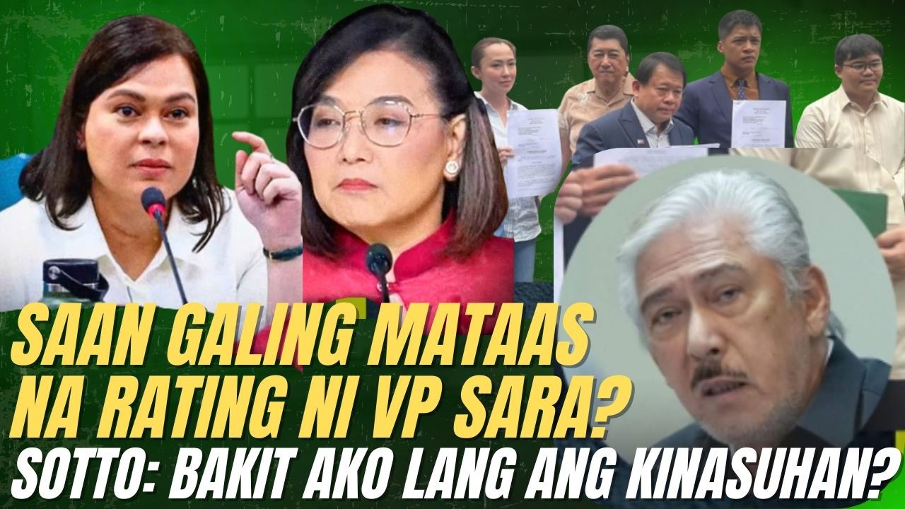 SOTTO: BAKIT AKO LANG ANG KINASUHAN? ANTE KLER SAAAN NANGGAGALING ANG MATAAS NA RATING NI VP SARA!