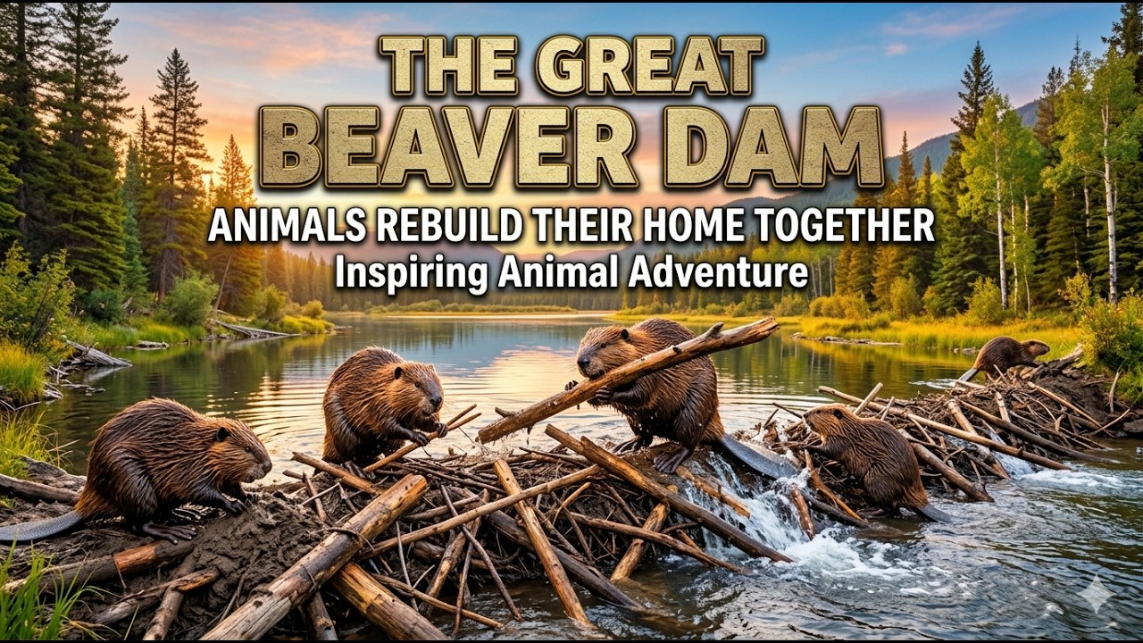 The Great Beaver Dam | Animals Rebuild Their Home Together | Inspiring Animal Adventure