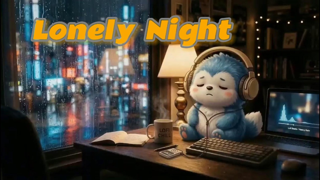Lonely Night 🌙 Relaxing Lofi Music for Study, Focus & Quiet Thinking