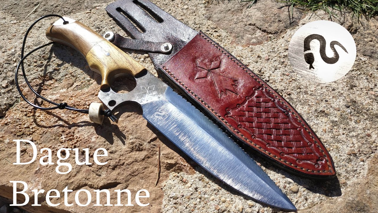 🔪 COUTELLERIE : FABRICATION D'UNE DAGUE DE CHASSE  🗡️