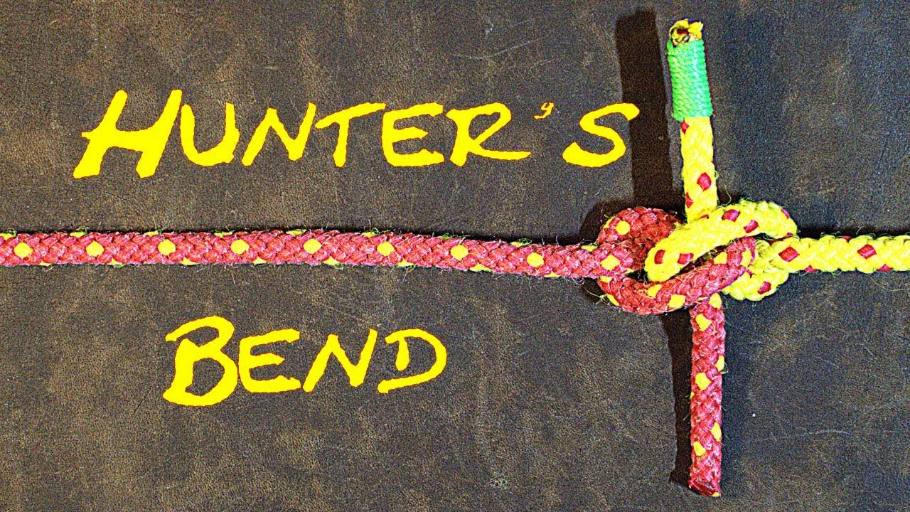 How to Tie the Hunter's Bend - How to Tie the Rigger's Bend
