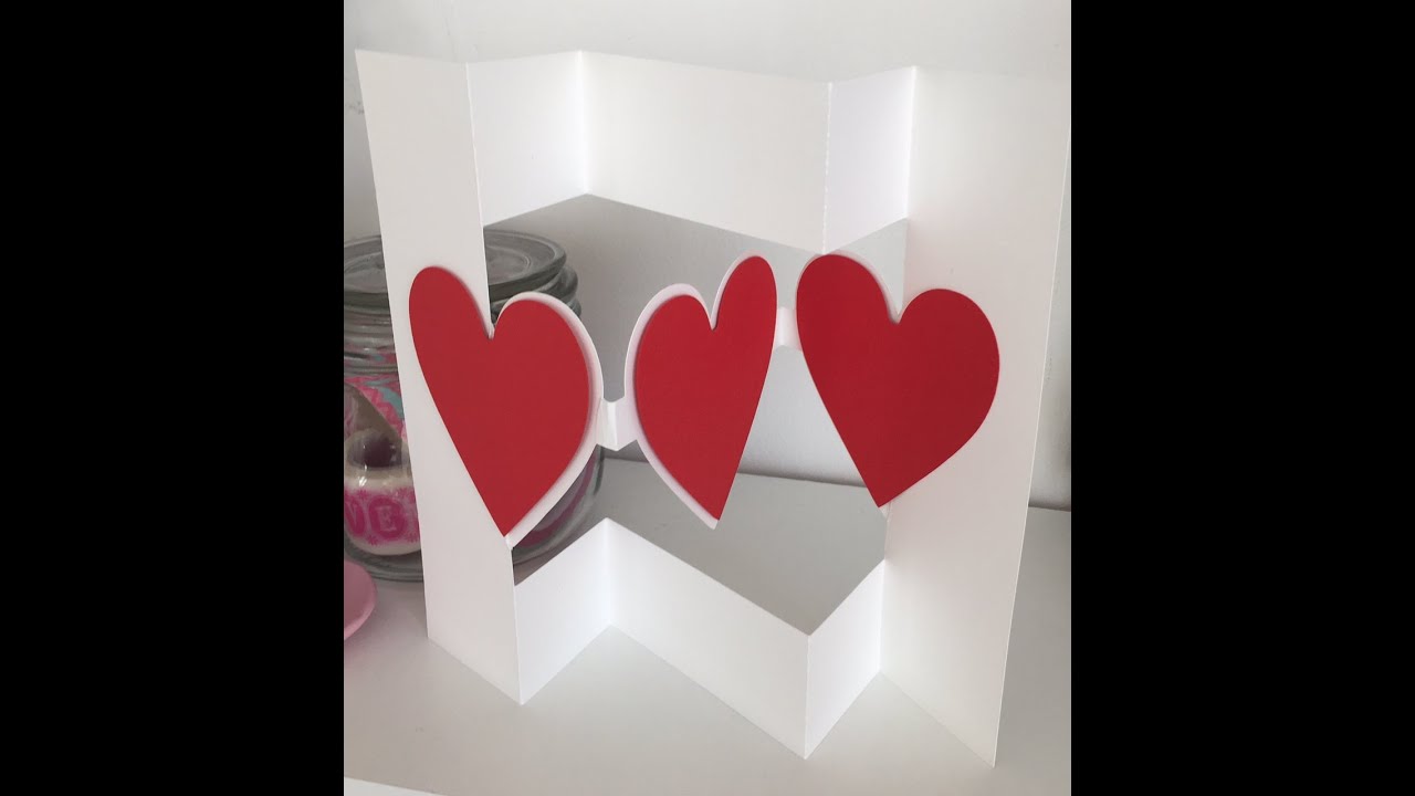ScanNCut How To Make A Floating Heart Card
