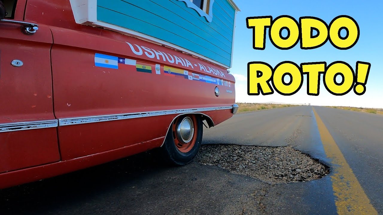 Ranchero 031 👉 El peor asfalto de la Ruta 40? 🙄 El RANCHOMOVIL cruzó Chubut 🚀
