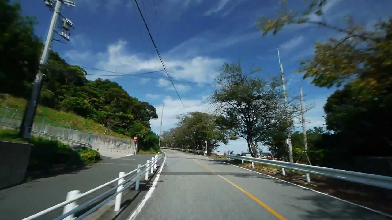蔵王山　田原市　車載動画　【愛知探検街歩き】