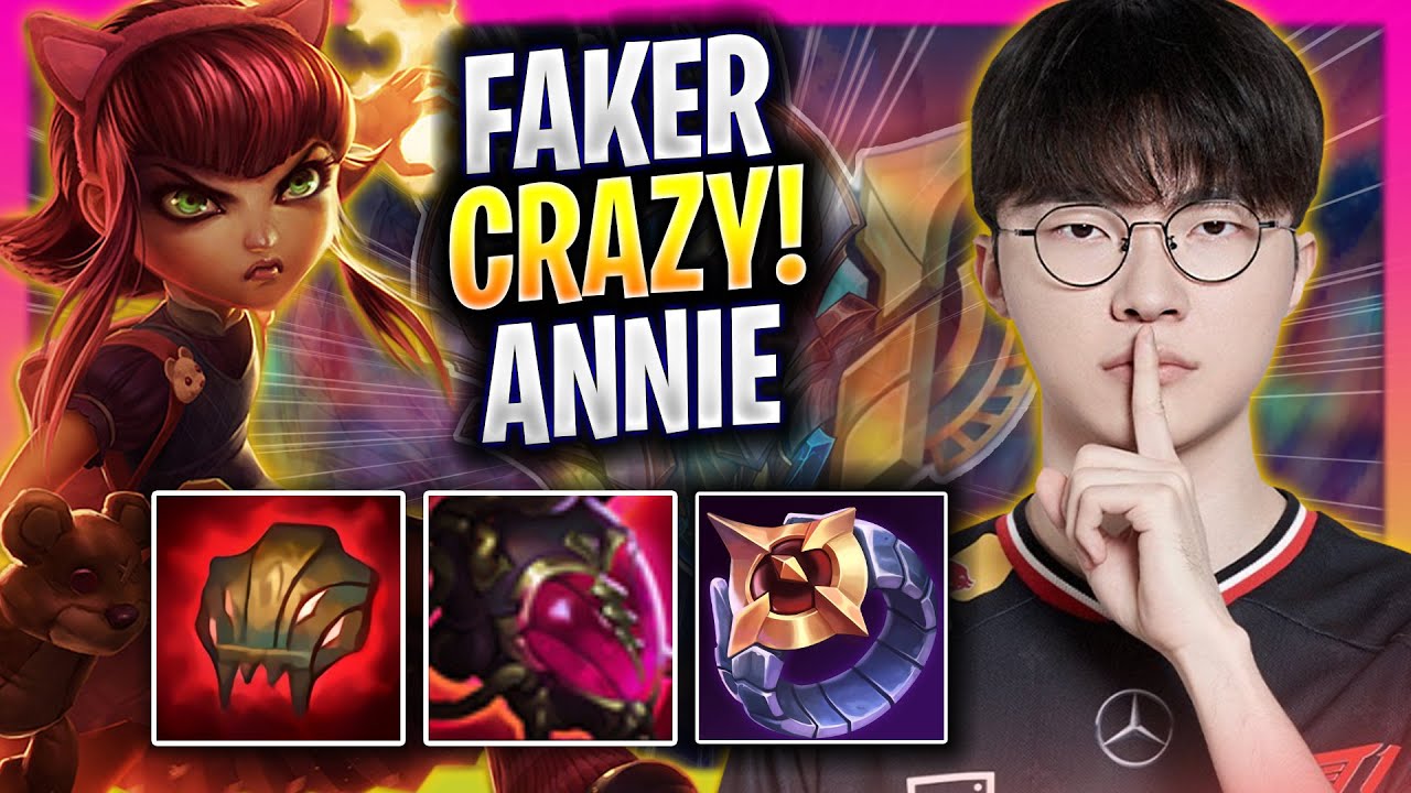 FAKER IS SO CRAZY WITH ANNIE! - T1 Faker Plays Annie MID vs Aurora! | Season 2025