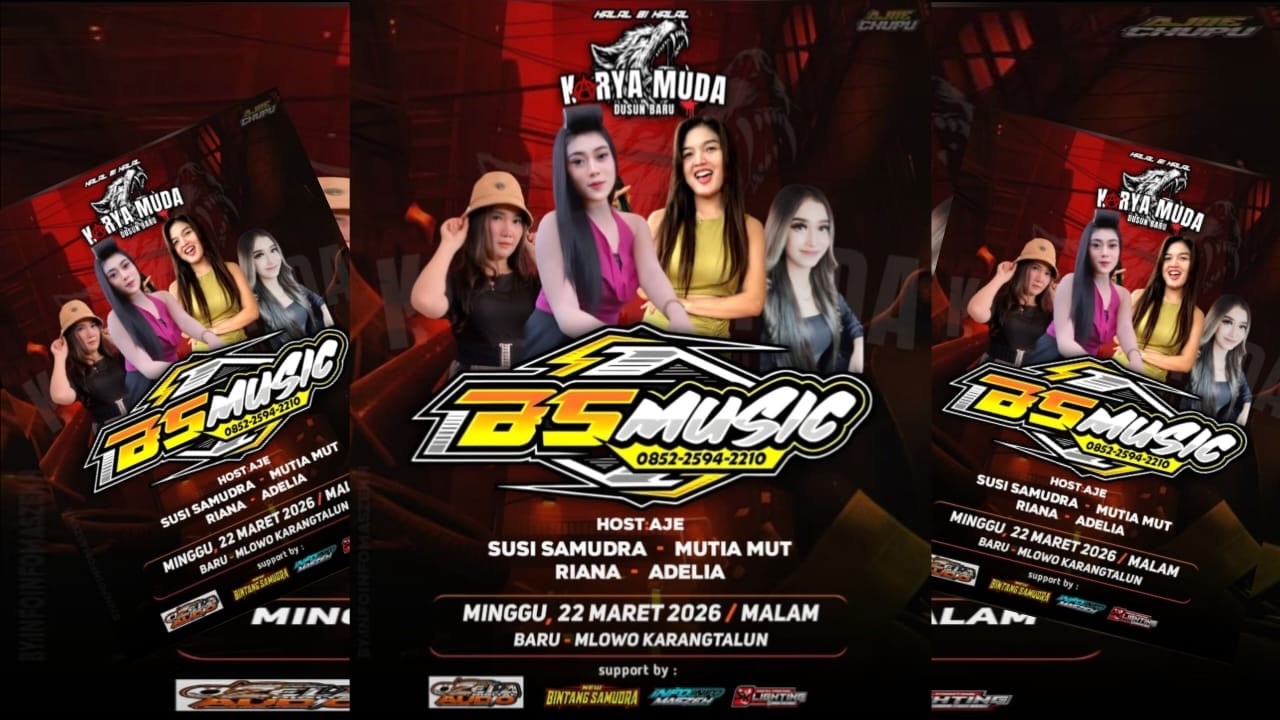 ⭕️LIVE BS MUSIC &ldquo; HALAL BIHALAL & HAPPY PARTY PEMUDA DUSUN BARU - OZELA AUDIO - SK LIGHTING
