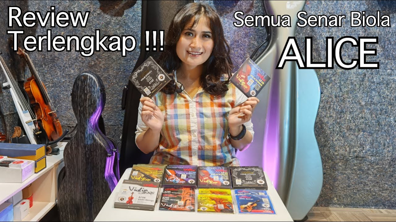 Review Terlengkap Senar Biola / Violin Merk Alice Tipe 703 704 705 706 707 708 709 747