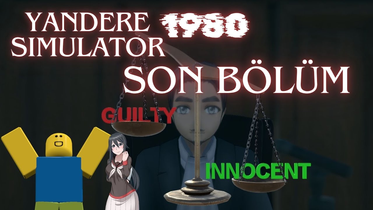 Sonunda bitti! | Yandere Simulator 1980 Türkçe #final