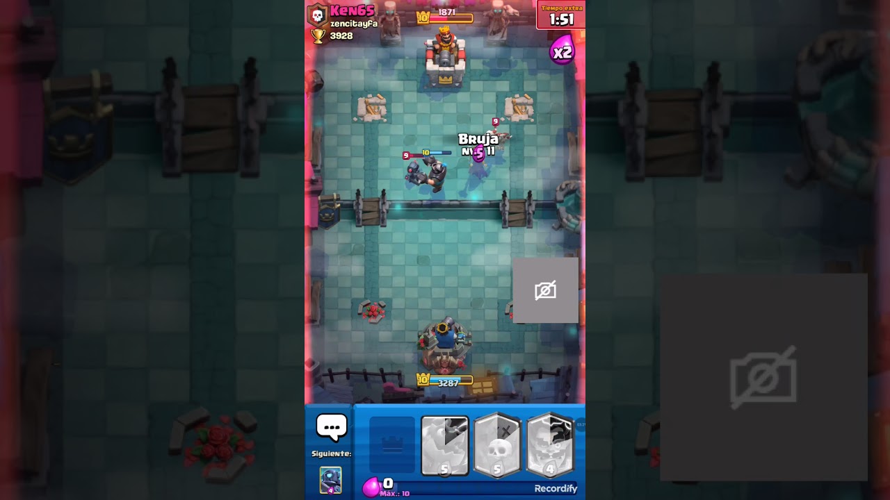 PARTIDAS EN CLASH ROYALE!!!!CASI SALE MAL