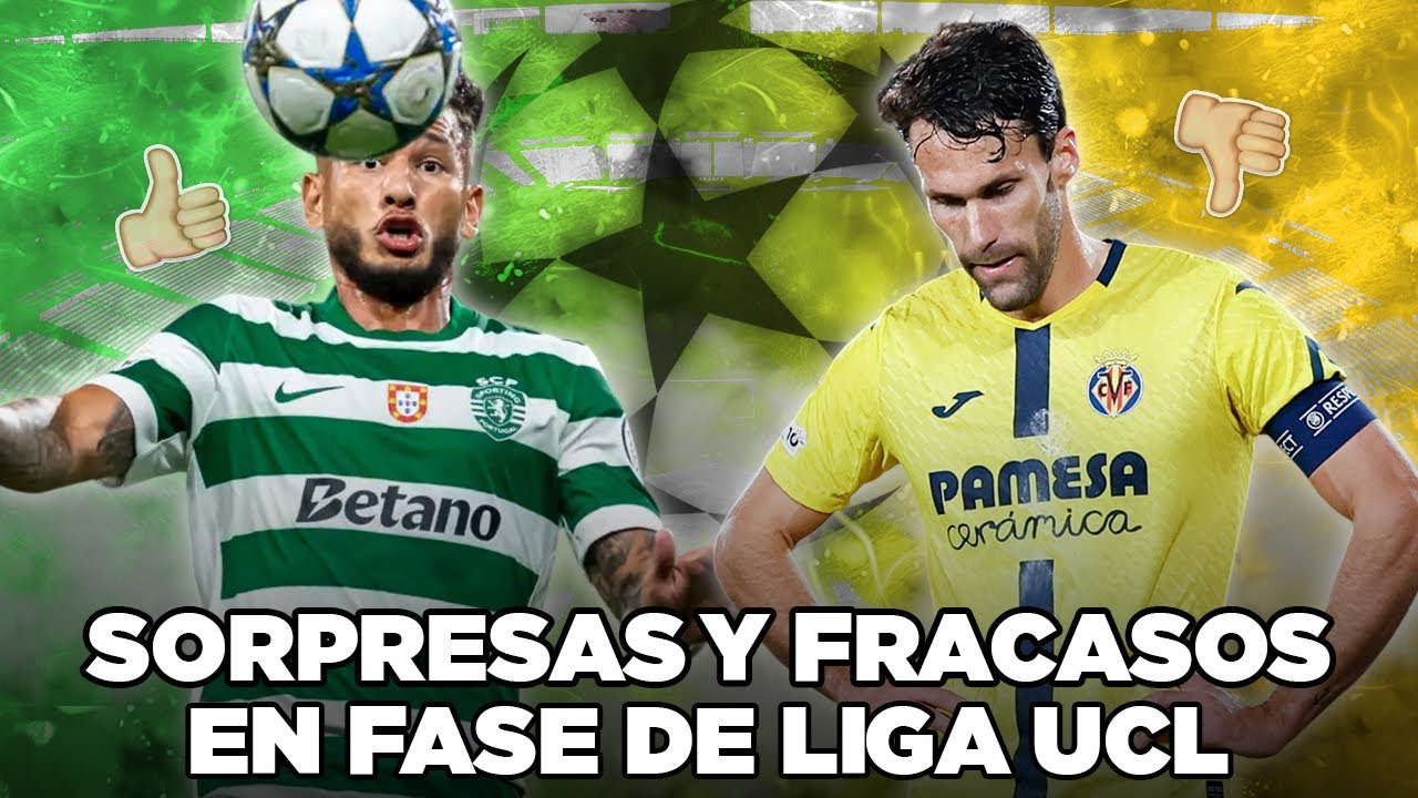 5 SORPRESAS y 5 FRACASOS de ESTA CHAMPIONS (FASE de LIGA)