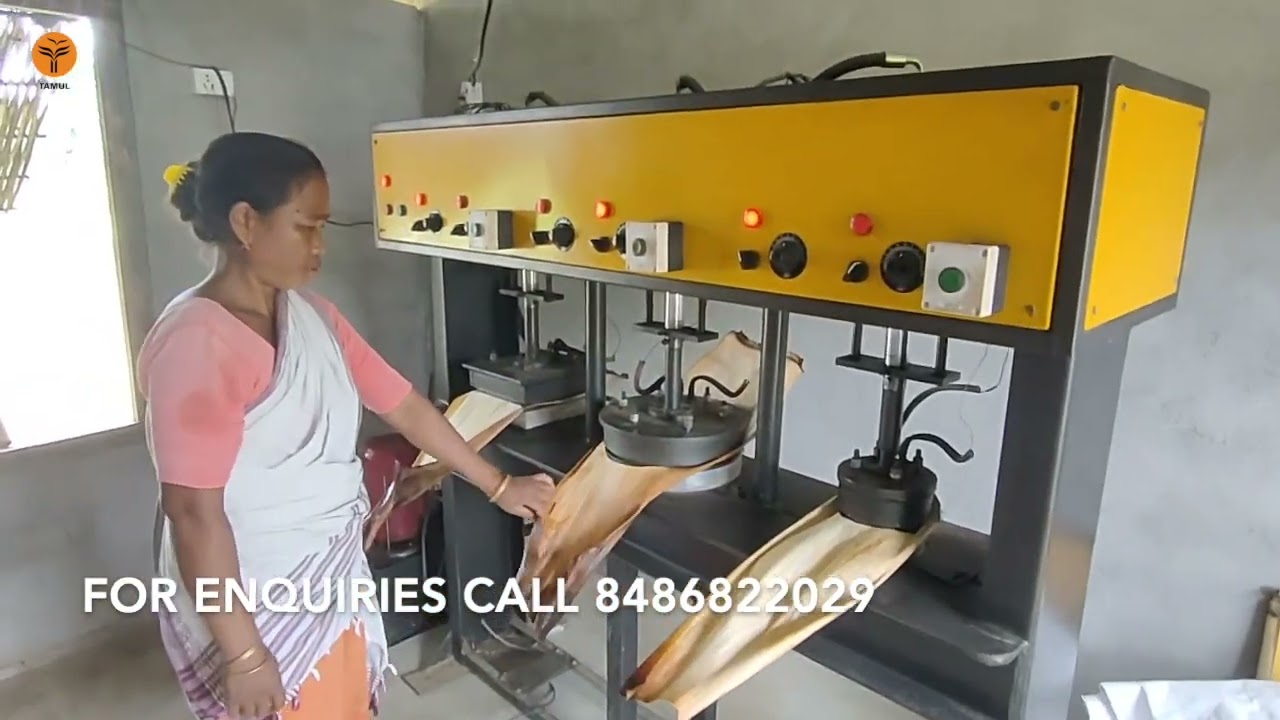 Arecanut Leaf Plate Making 3 axis