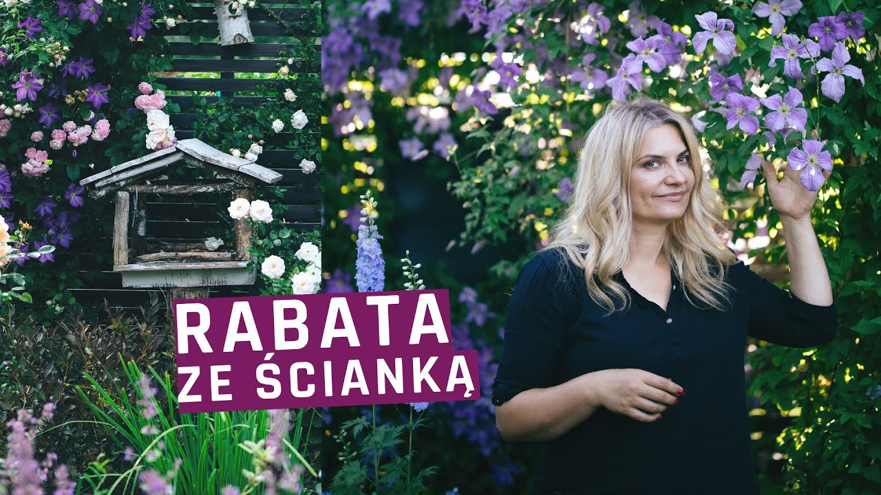 Rabata pełna kwiatów przez cały rok! Opisuję wszystkie rośliny i sposób wykonania ścianki.