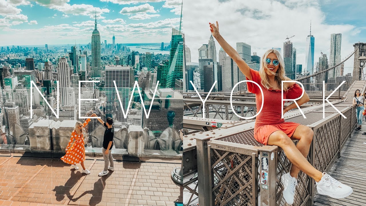 New York Vlog | Best Food In New York,Times Square, Statue Of Liberty, Central Park, Top Of The Rock