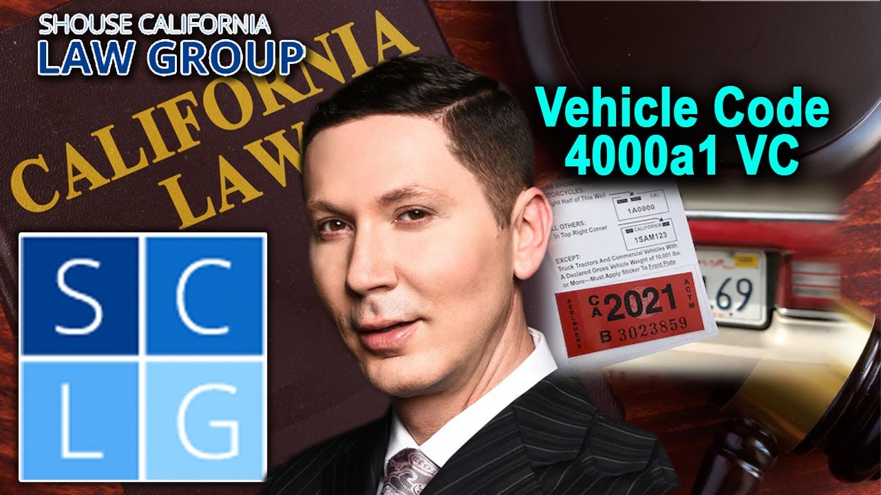 4000a1 VC -- What to do if you get a vehicle registration ticket in California