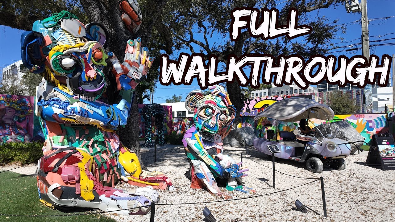 Wynwood Walls 2024 - 4k Full Walkthrough (Miami, FL)