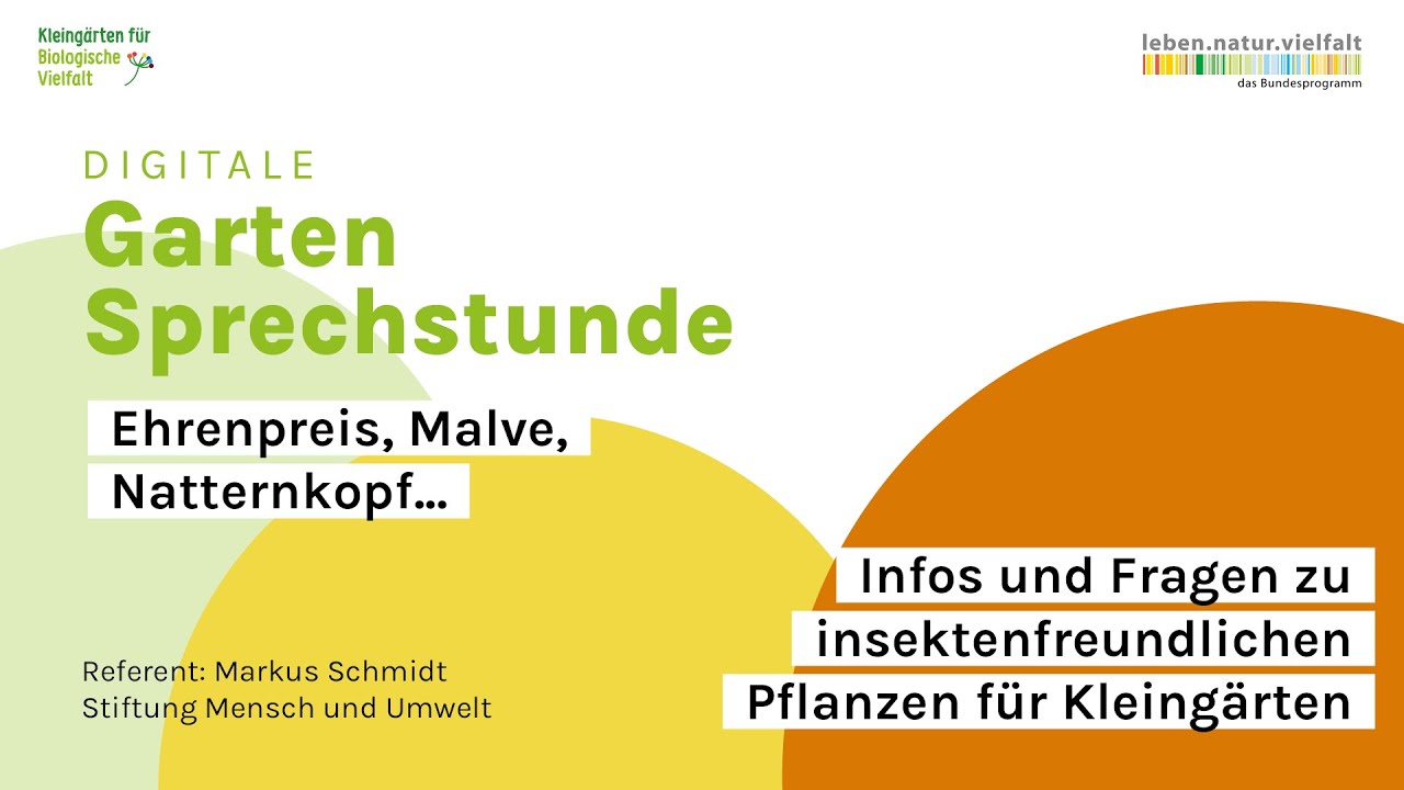 Mitschnitt | Gartensprechstunde 