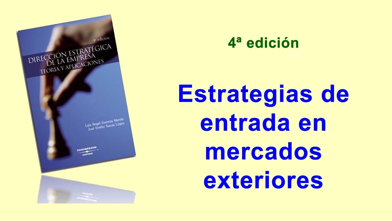 Estrategias de entrada en mercados exteriores