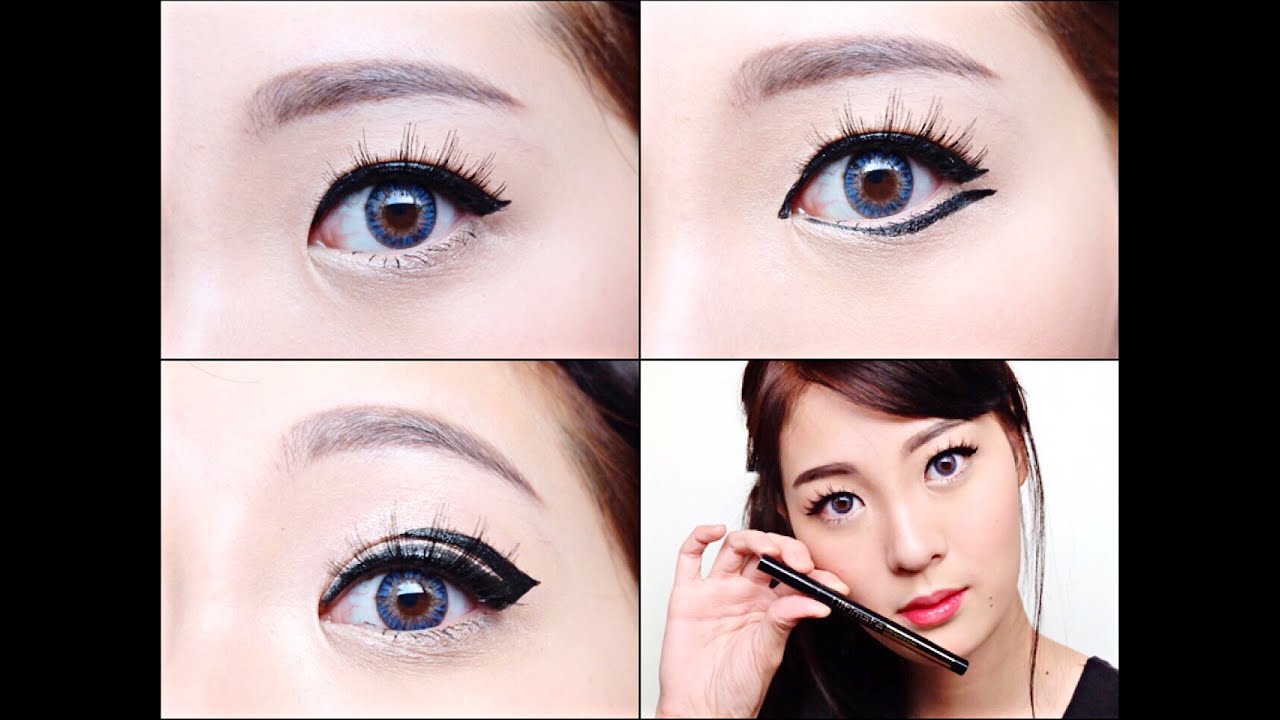 สอนเขียนอายไลเนอร์ 3 แบบ สวยเฉี่ยวสะกดทุกสายตา