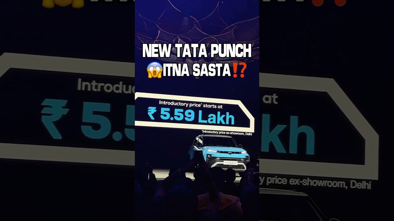 Tata punch facelift itna Sasta 😱⁉️