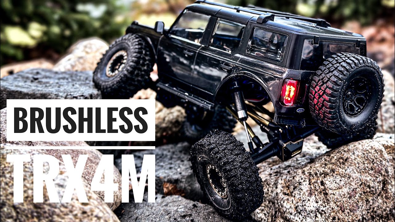 Traxxas TRX4M UPGRADES - Brushless Motor Upgrade! Furitek Stinger - Installation & Crawl Footage!!