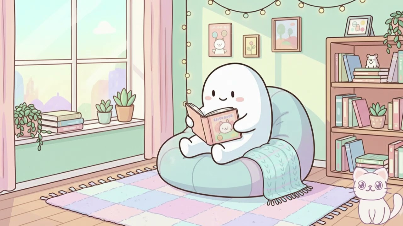 Study With Me – Calm Background Sounds - Gentle Estudyo Lofi