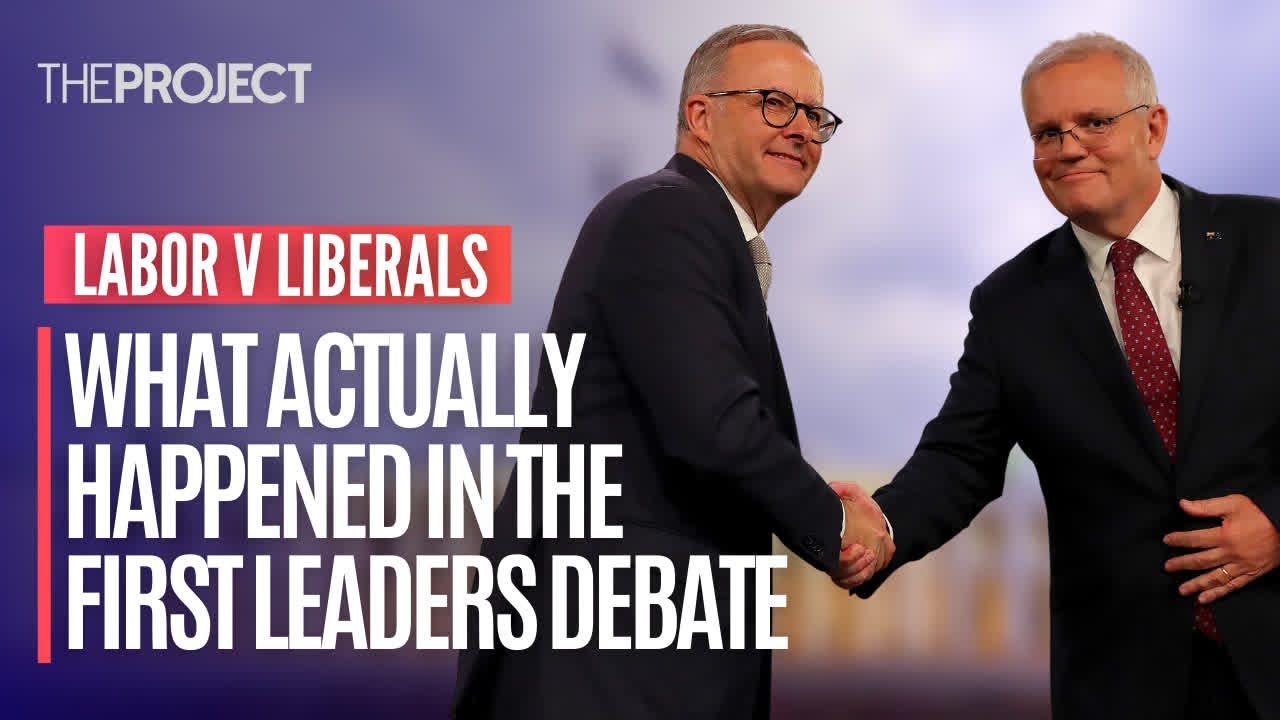 EXPLAINED: What Actually Happened In Australia's First Federal Election Leaders Debate