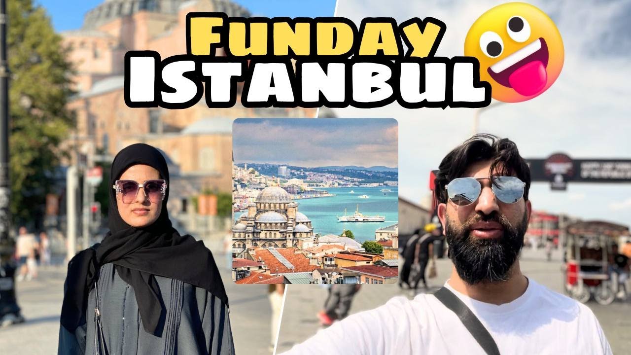 Syed & Syeda Funday in Istanbul 😁 | exploring Old Sultan Ahmet🤪 | Taksim square & Blue Mosque 🕌