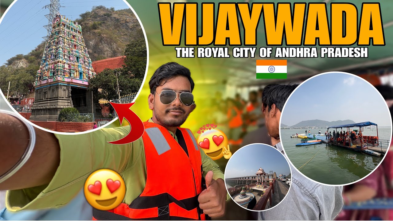 VIJAYWADA CITY Andhra Pradesh || सब चीज़ सिर्फ़ तेलुगू में ! हिंदी कोई नहीं बोलता ? Full Tour Guide 