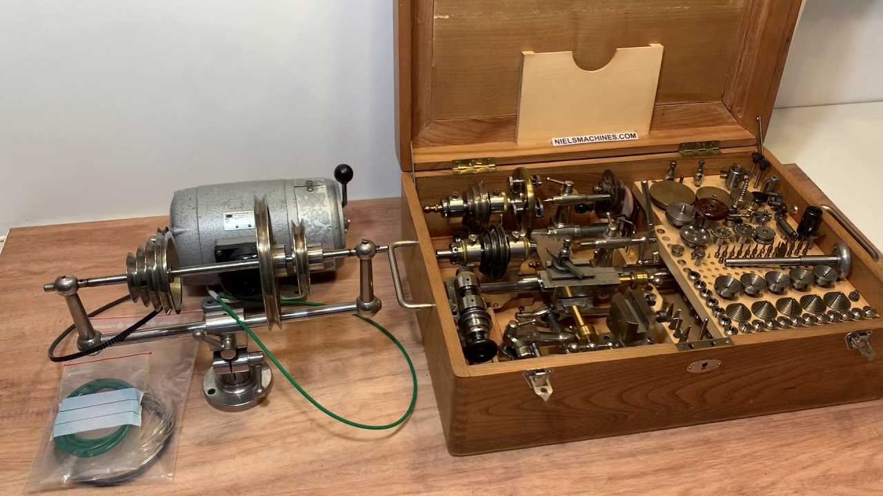 Boxed Lorch 8mm Watchmaker’s Precision Lathe