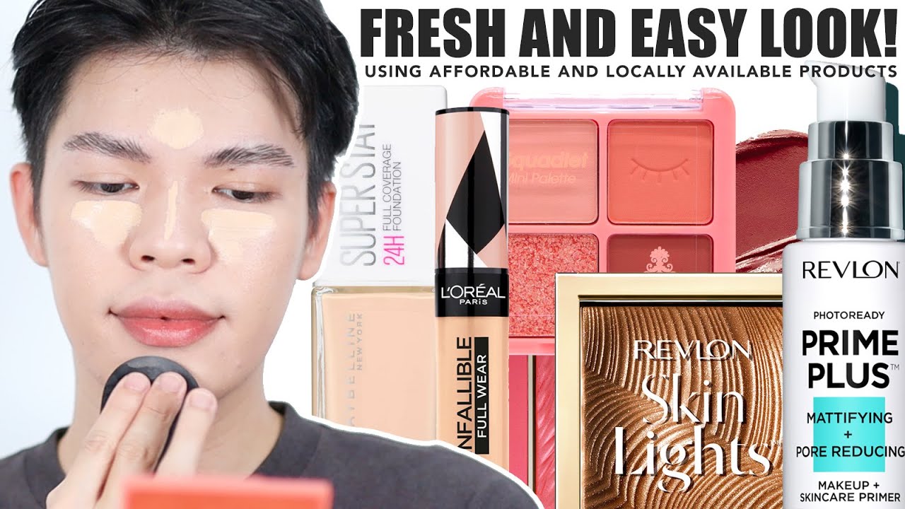 FRESH AND AFFORDABLE MAKEUP TUTORIAL! (LONG LASTING & PERFECT FOR OILY SKIN NYE LOOK!)