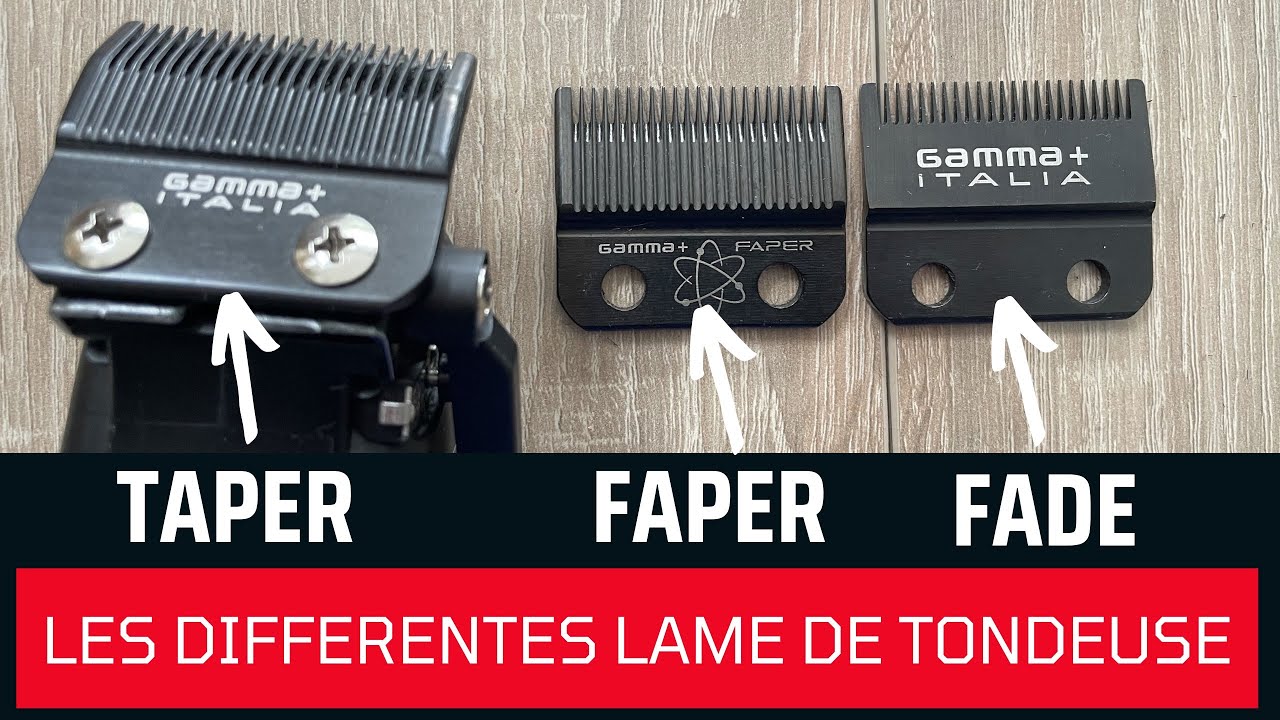 💈Tips barber💈  les différentes lames de tondeuse
