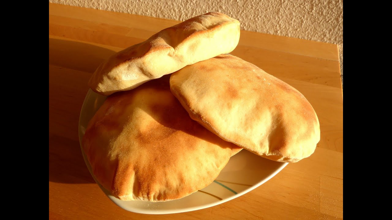 Pão pita ou Pão Sírio - Receitas pães Ep. 1