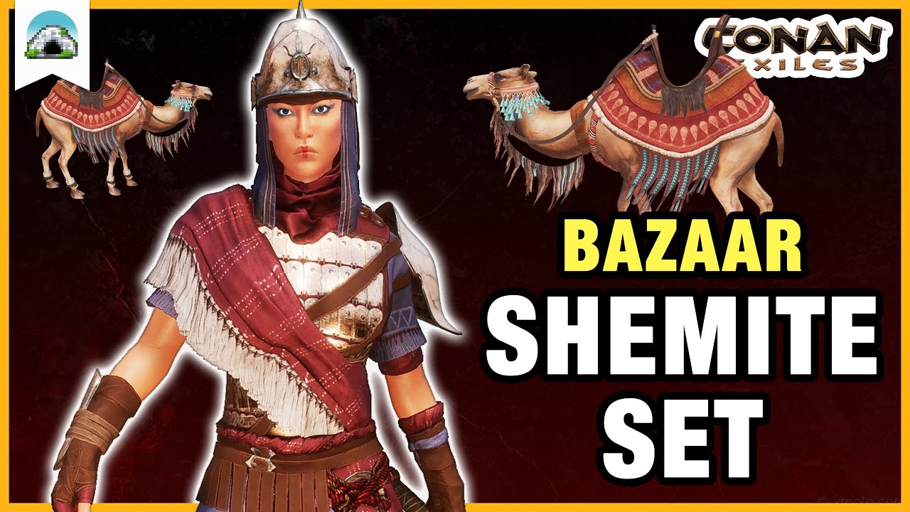 Shemite Mercenary Set: Shemite Armor, Weapon & Camel Saddle - Bazaar Showcase | Conan Exiles
