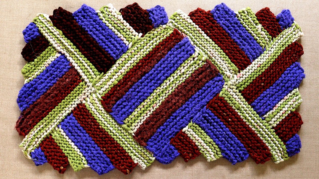 अलग तरह का पायदान का डिज़ाइन बनाना सीखें आसान तरीके से | Square doormat design |