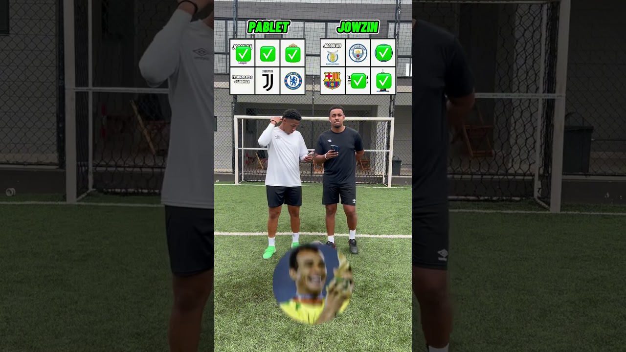 BINGO DO FUTEBOL!! #futebol #shorts