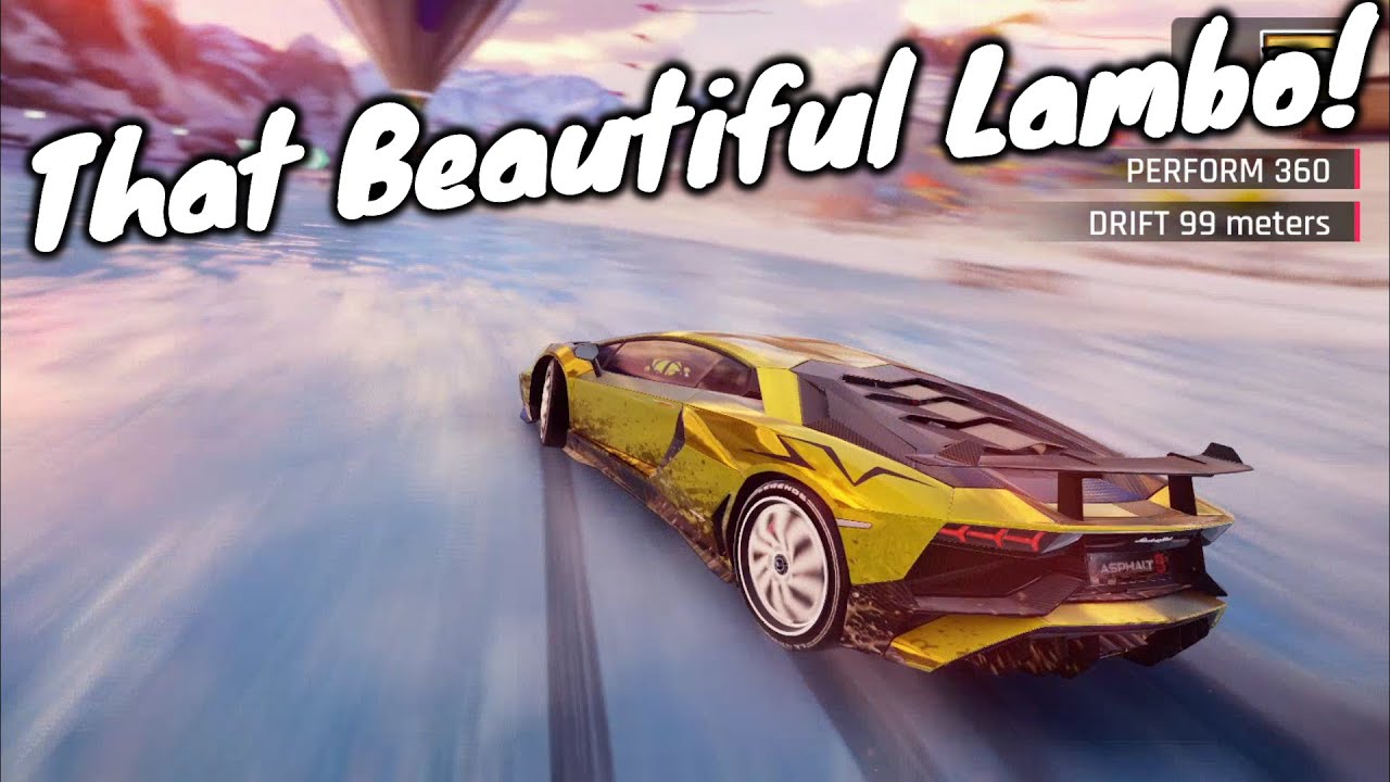 That Beautiful Lambo! | Asphalt 9 5* Golden Lamborghini Aventador SV Coupe Multiplayer