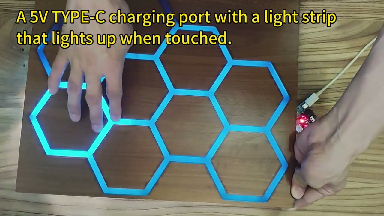 Refer to the design of the luminous river table, create a bread cutting board or a tea caddy.