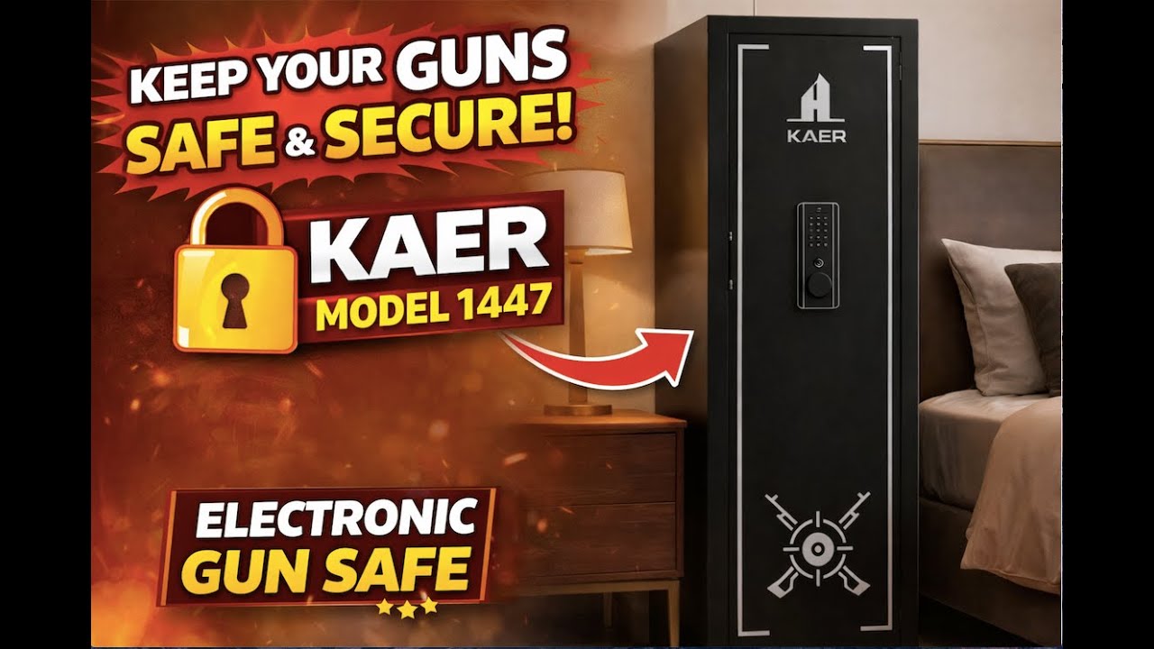 Gun Safe Assembly with Fingerprint Lock System | Step by Step DIY Assembly Tutorial KAER Model 1447