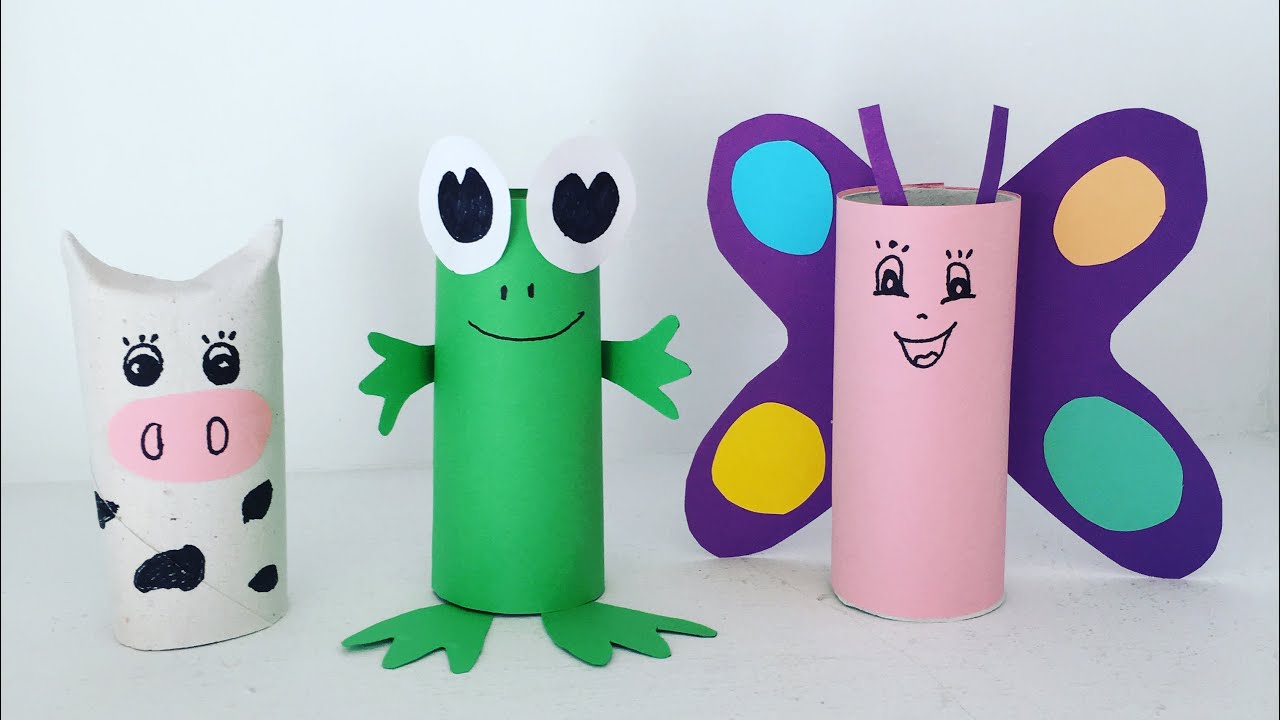 Manualidades con MATERIAL RECICLADO | Reutilizar Rollos De Papel Higiénico | IDEAS de RECICLAJE