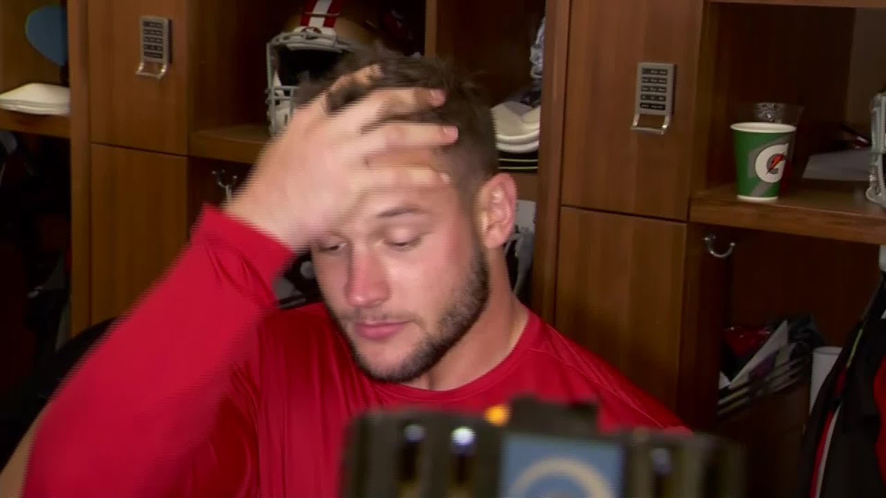 49ers Rookie Nick Bosa Explains Flag Plant Celebration