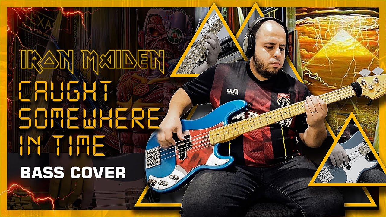 IRON MAIDEN / CAUGHT SOMEWHERE IN TIME  (BASS COVER)