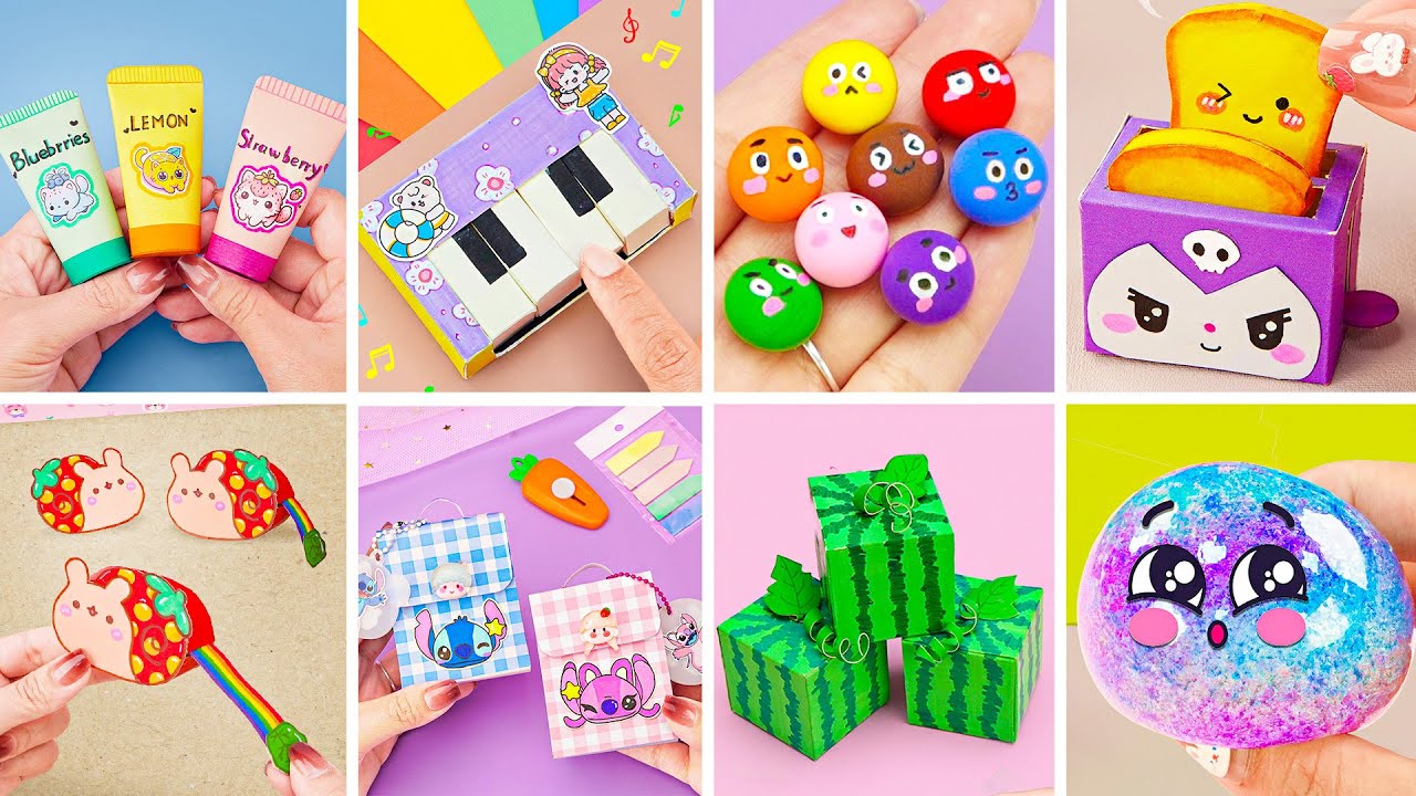 Paper craft / Easy to make/ how to make/ miniature craft/ school project / Tiny DIY Craft