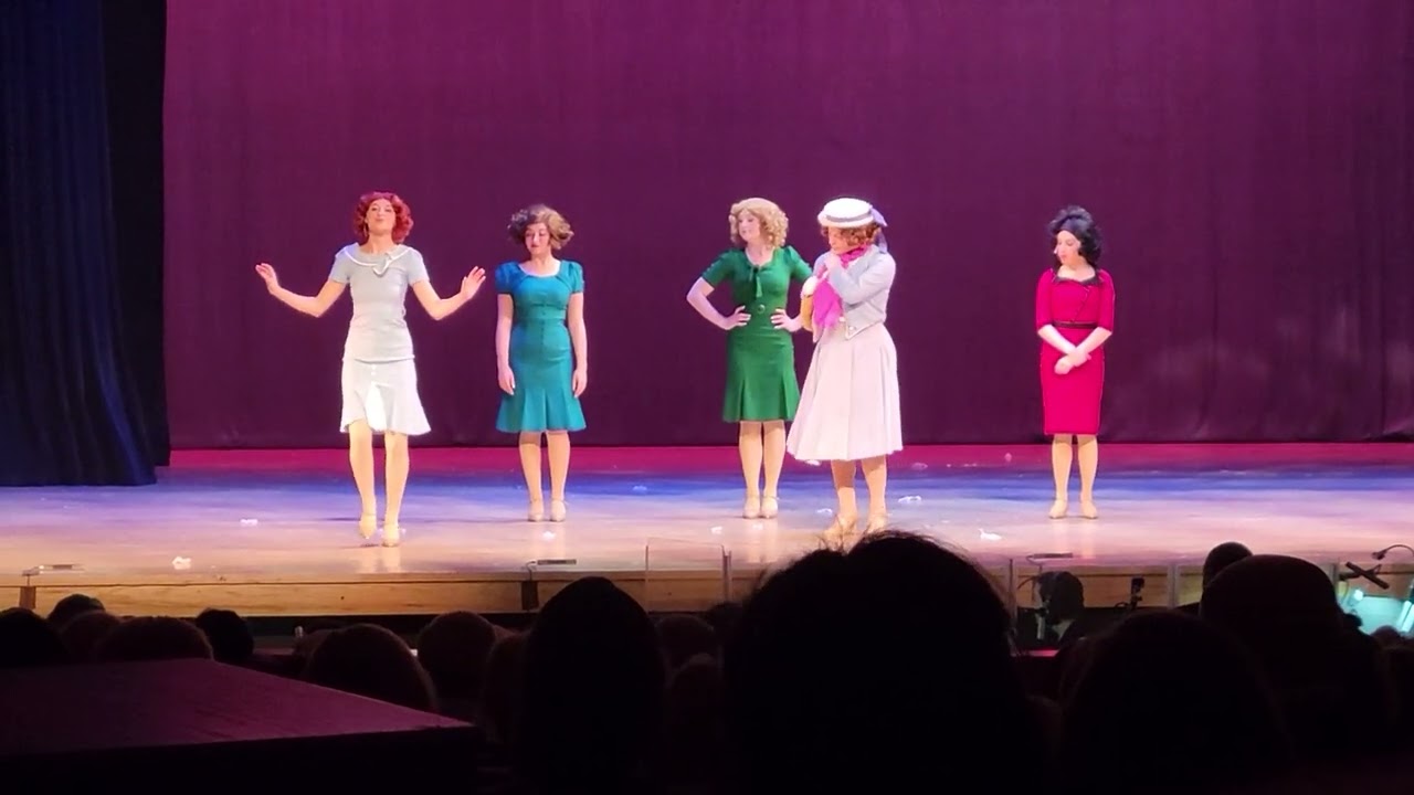42nd Street Maggie, Peggy, Annie, Phyllis and Lorraine tapping.  No rights to song
