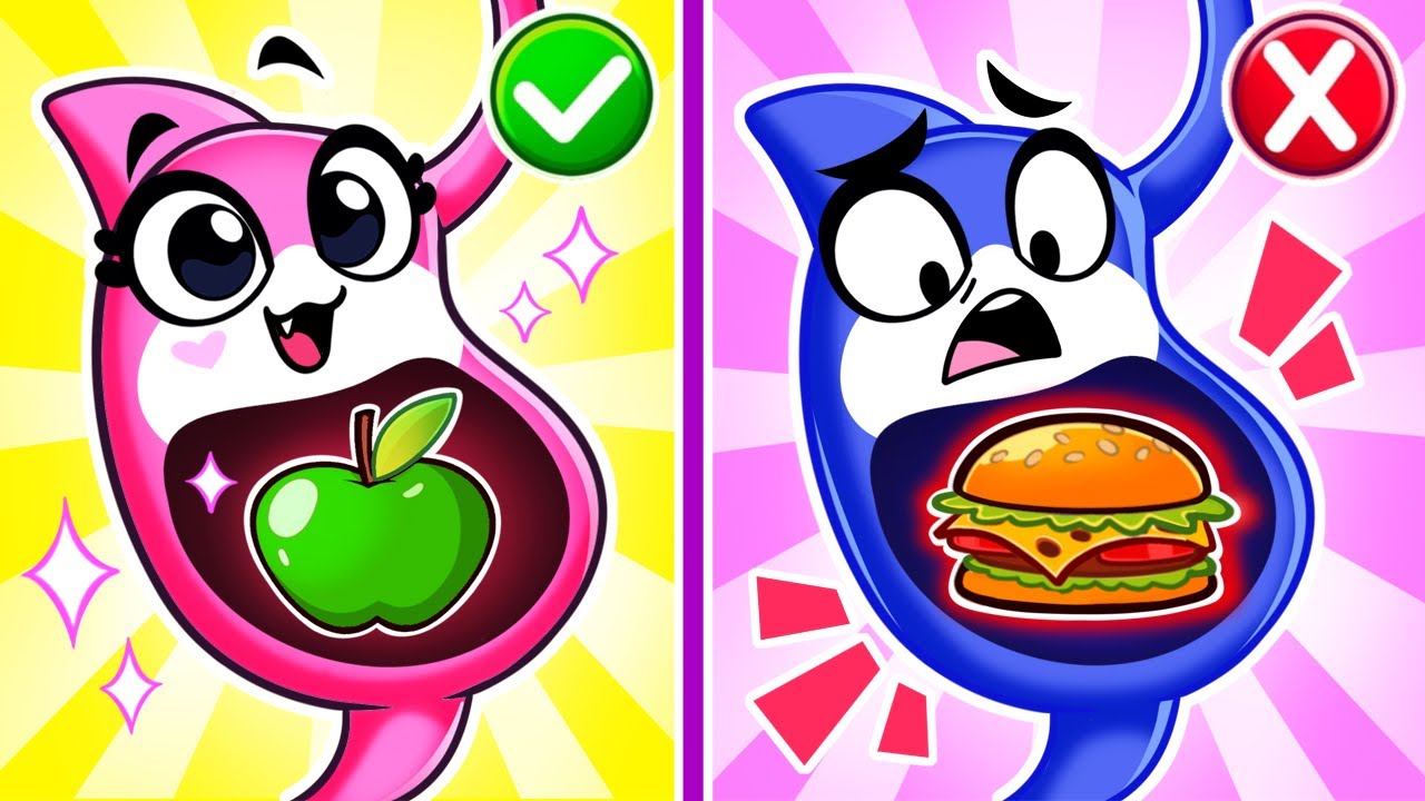 Good Vs Bad Habits 🍏🍔 Healthy vs Junk Food | Funny & Educational Kids Cartoons