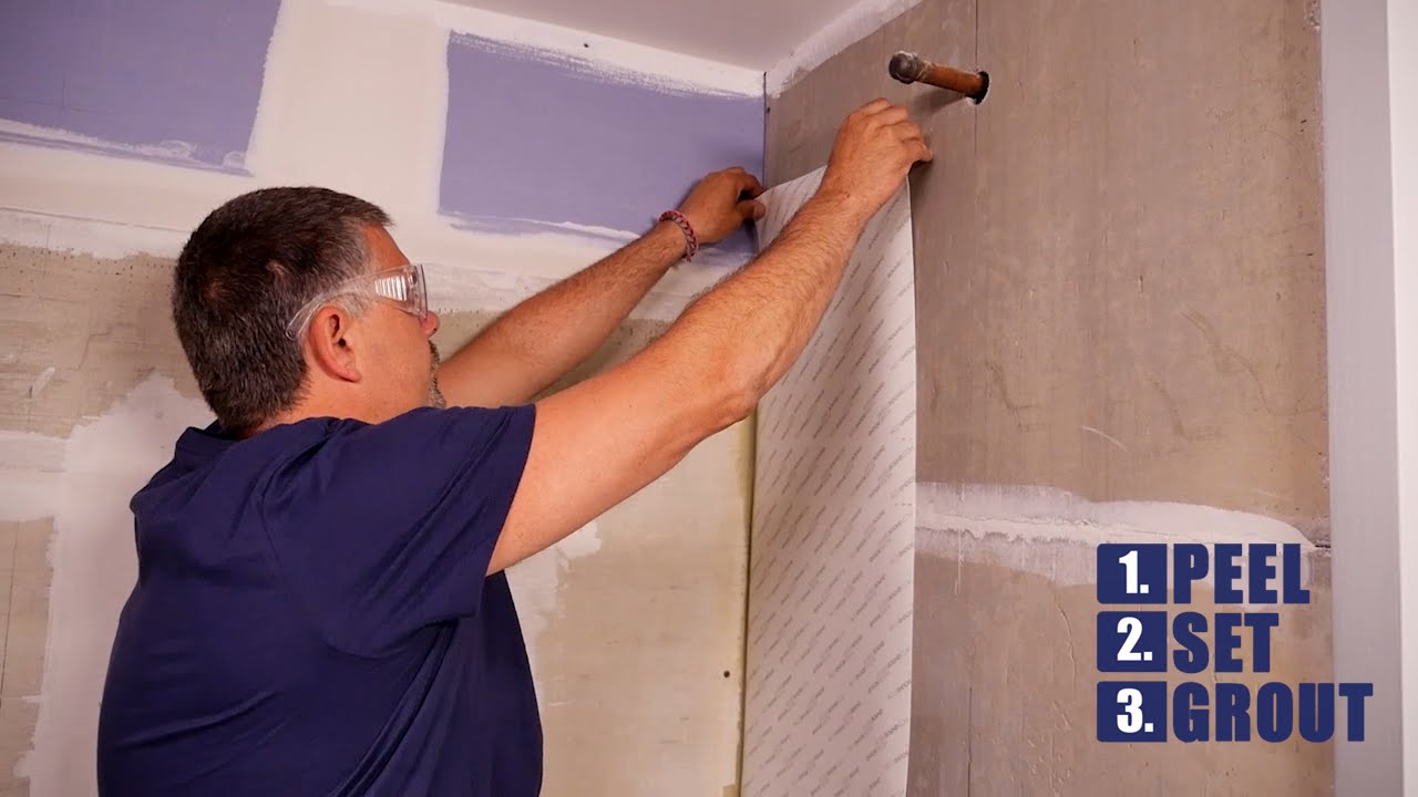 MusselBound Shower/Tub Wall Installation