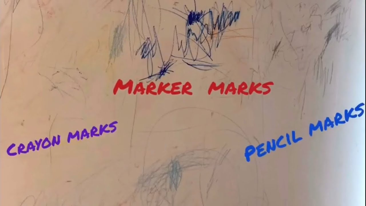 Remove Marks Off the Wall | Crayons, Marker and Pencil Marks | Cleaning Hacks