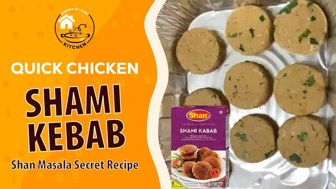 Chicken Shami Kabab with Shan Masala | Easy Shami Kabab Recipe | Ramadan Iftar Snack