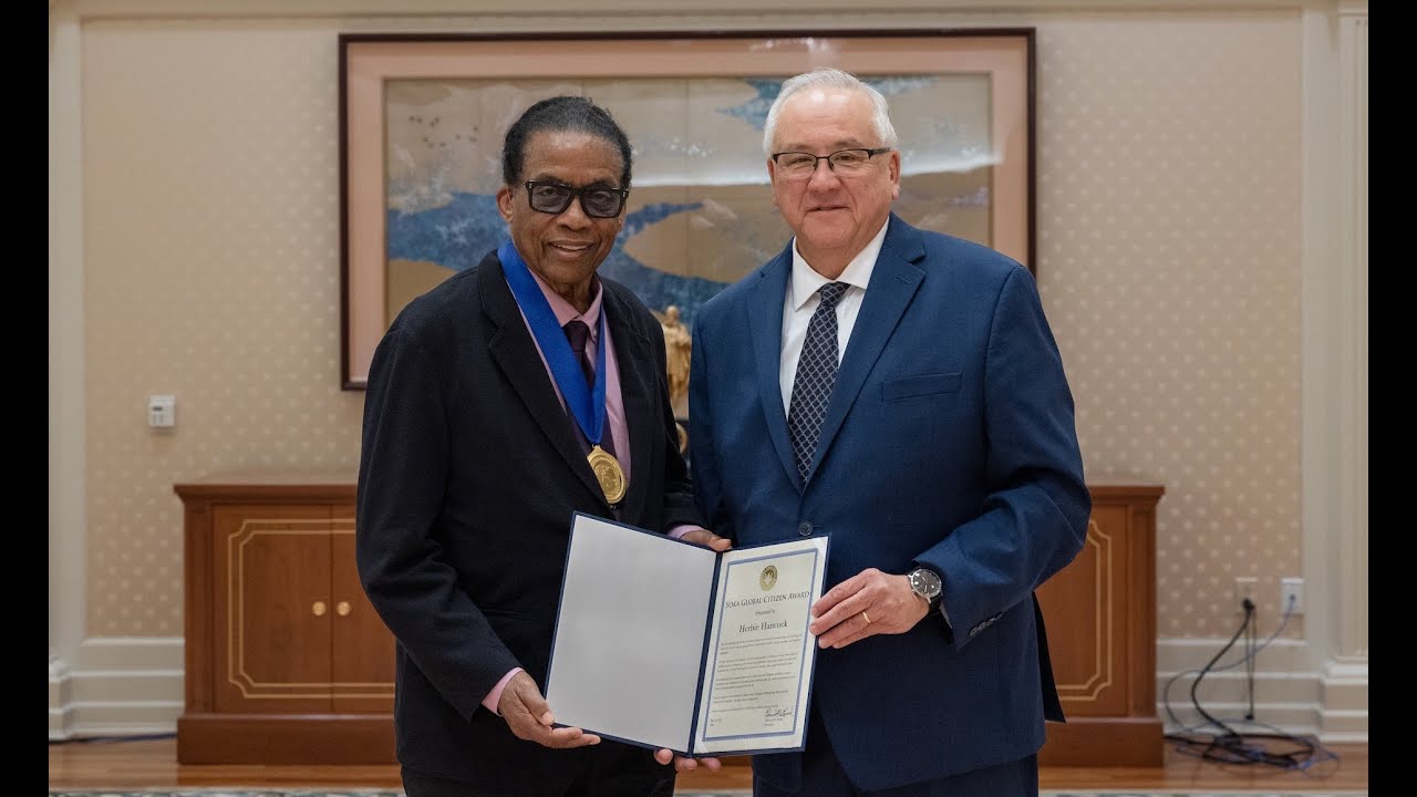 2025 Soka Global Citizen Award ceremony, honoring Herbie Hancock