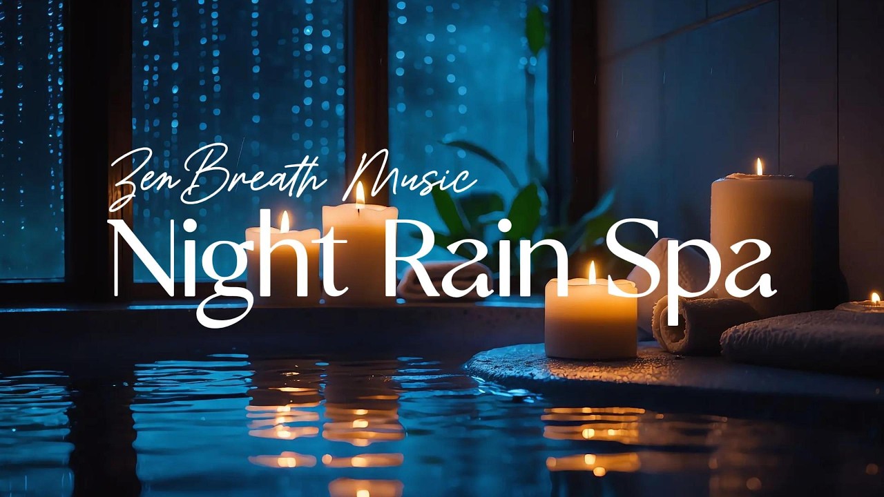 Night Rain Spa 🌧️ | Deep Sleep Rain & Relaxing Spa Music | ZenBreath Music